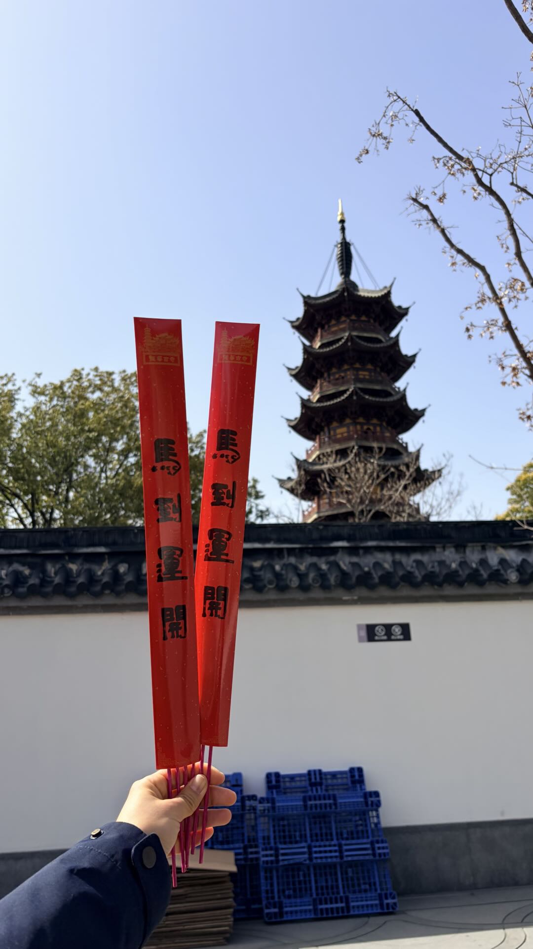 龙华寺祈福，感谢一切都顺顺利利的